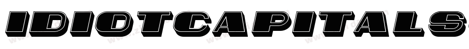IdiotCapitalsGradient字体转换