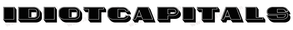 IdiotCapitals字体转换