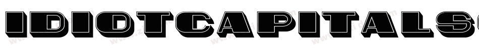 IdiotCapitalsGradient字体转换