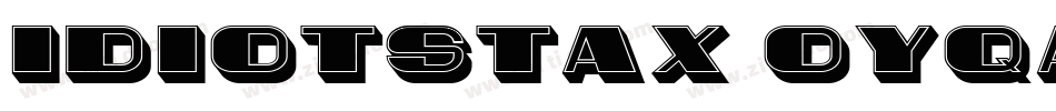 IdiotStax-oYqa字体转换