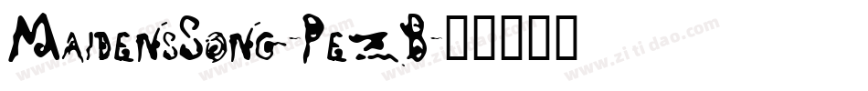 MaidensSong-PezB字体转换