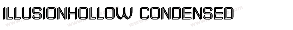 IllusionHollow-Condensed字体转换