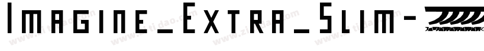 Imagine_Extra_Slim字体转换