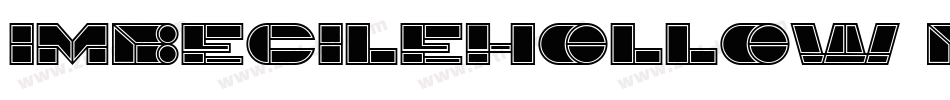 ImbecileHollow-Black字体转换
