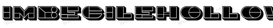 ImbecileHollow字体转换