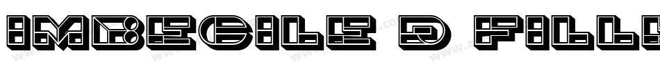 Imbecile3D-Filled字体转换