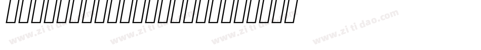Impossible-Italic字体转换