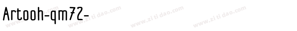 Artooh-qm72字体转换