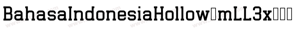 BahasaIndonesiaHollow-mLL3x字体转换