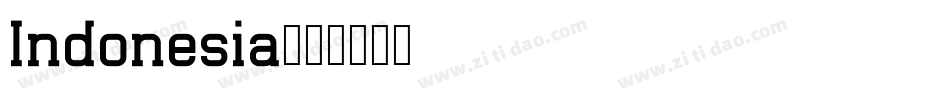 Indonesia字体转换