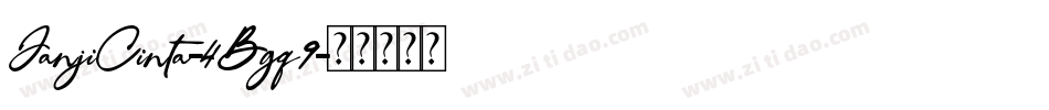 JanjiCinta-4Bgq9字体转换