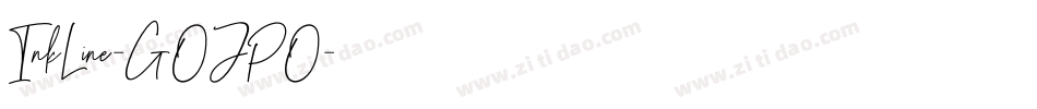 InkLine-GOJPO字体转换