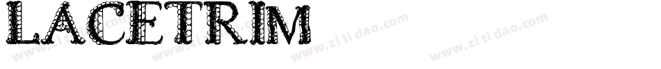 LACETRIM字体转换