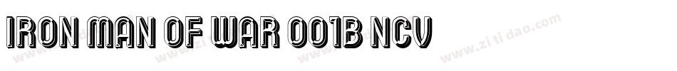 IRON-MAN-OF-WAR-001B-NCV字体转换