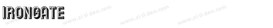IRONGATE字体转换