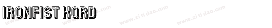 IronFist-KqrD字体转换