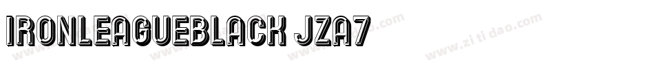 IronLeagueBlack-JZa7字体转换