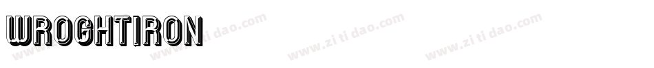 WroghtIron字体转换