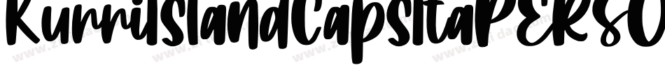 KurriIslandCapsItaPERSONAL-Bd字体转换
