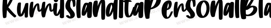 KurriIslandItaPersonalBlack-mLZy9字体转换 KurriIslandItaPersonalBlack-mLZy9字体转换