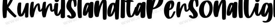 KurriIslandItaPersonalLight-PKZlB字体转换