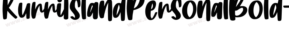 KurriIslandPersonalBold-4ByvB字体转换