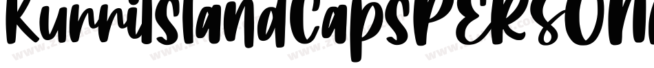 KurriIslandCapsPERSONAL-Reg字体转换