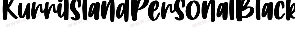 KurriIslandPersonalBlack-owxPB字体转换