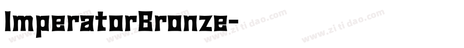 ImperatorBronze字体转换