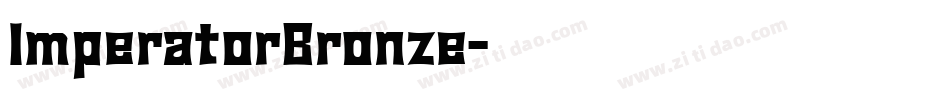 ImperatorBronze字体转换