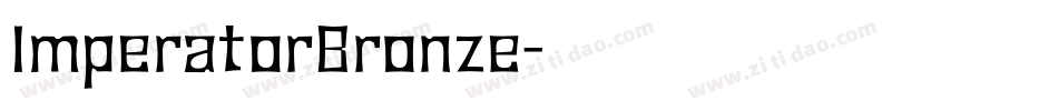 ImperatorBronze字体转换