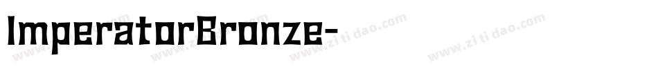 ImperatorBronze字体转换