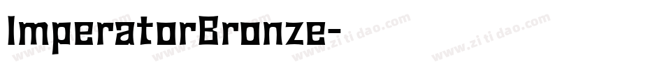 ImperatorBronze字体转换
