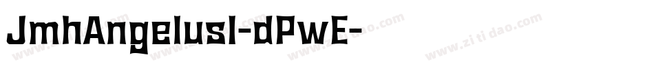 JmhAngelusI-dPwE字体转换