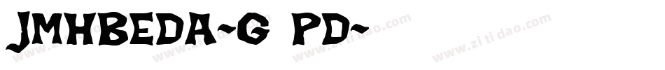 JmhBeda-G1pD字体转换