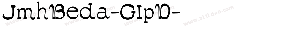 JmhBeda-G1pD字体转换