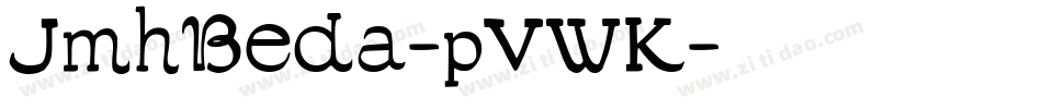JmhBeda-pVWK字体转换