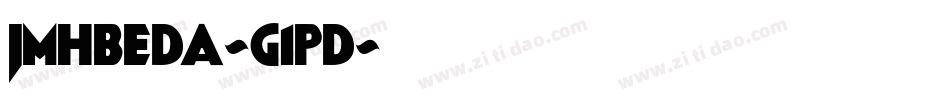 JmhBeda-G1pD字体转换