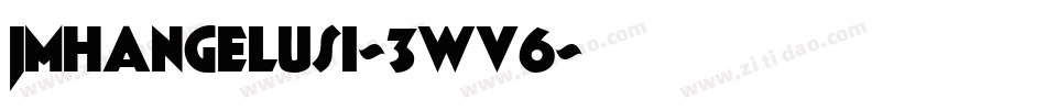 JmhAngelusI-3Wv6字体转换