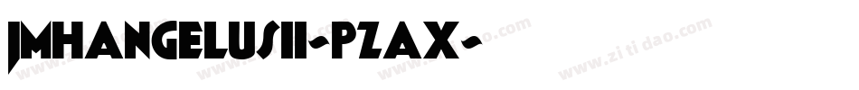 JmhAngelusIi-Pzax字体转换