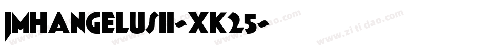 JmhAngelusIi-xK25字体转换
