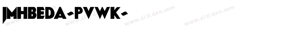 JmhBeda-pVWK字体转换
