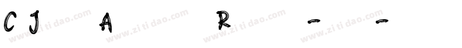 CfJungleAdventureRegular-wjnw字体转换