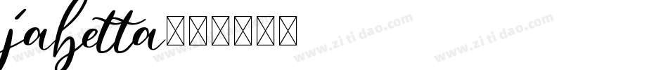 Jabetta字体转换