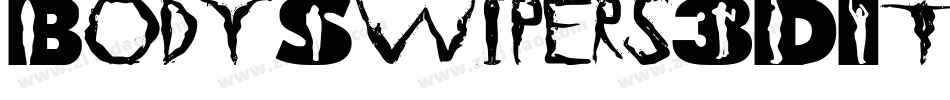 BodySwipers3DItalic-6Wyo字体转换