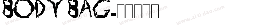 bodybag字体转换