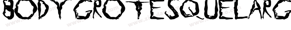 bodygrotesquelarge-italic-3字体转换