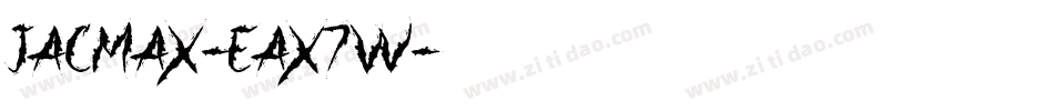 Jacmax-EaX7W字体转换