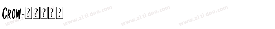 Crow字体转换