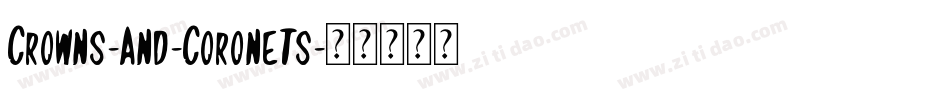 Crowns-and-Coronets字体转换